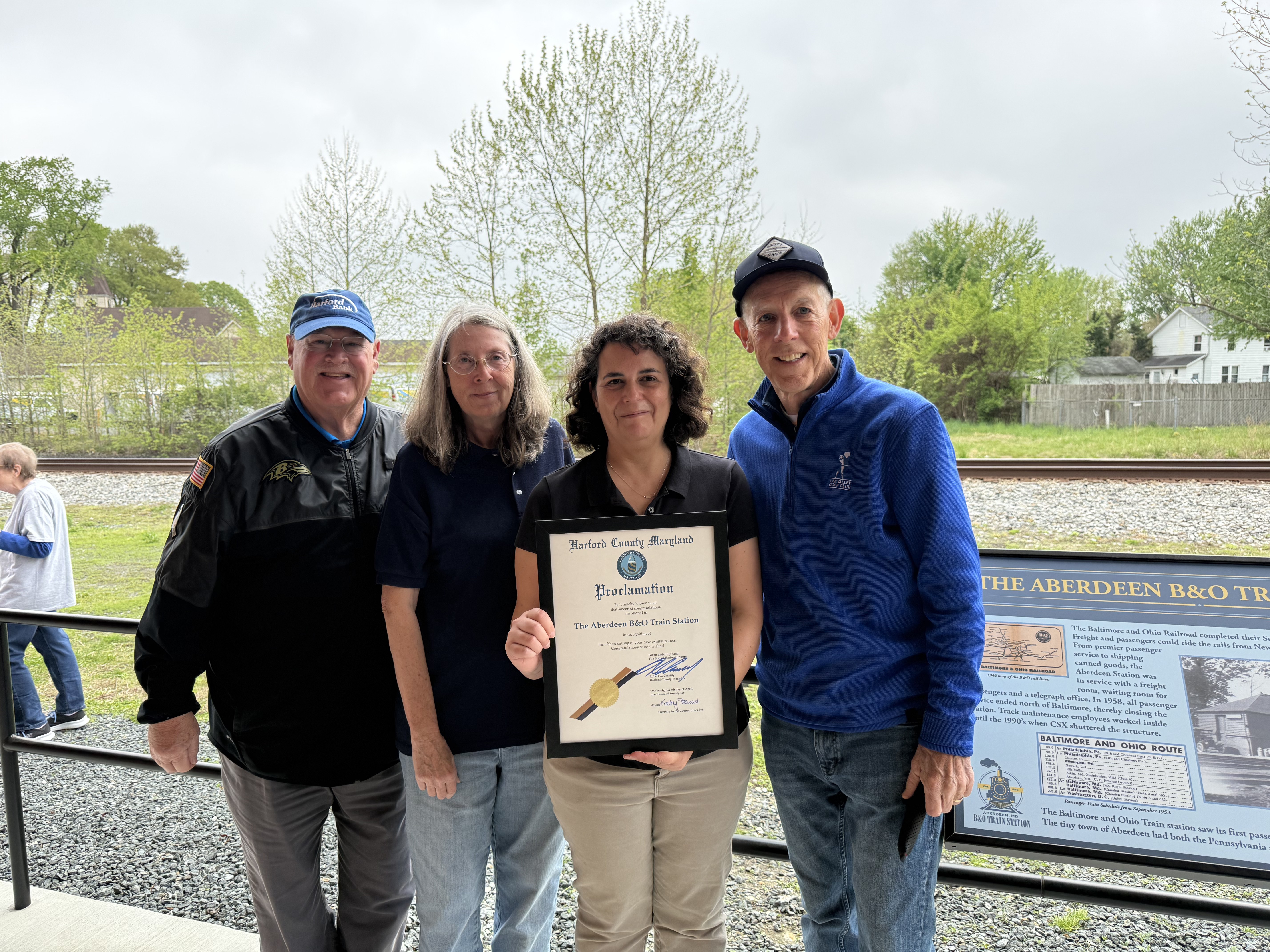 Aberdeen Cuts the Ribbon on B&O Station's New Interpretive Panels | The ...